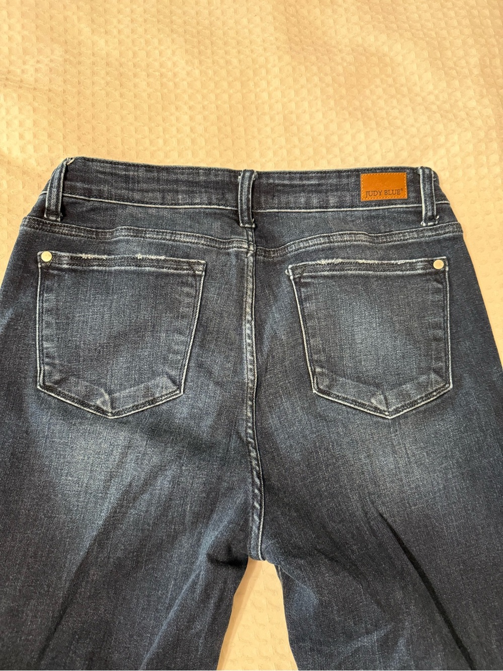 Judy Blue Indigo Slim Bootcut Jeans - Picture 3 of 8